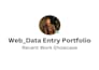 do data entry, web research and excel data entry work